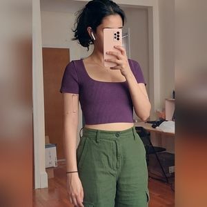 Aritzia Babaton Crop Top